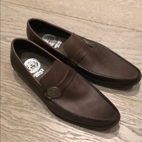Versace Other - Men’s Versace brown loafer size  40.5 (8.5 us)